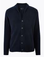 Marks & Spencer Pure Cashmere Cardigan Navy
