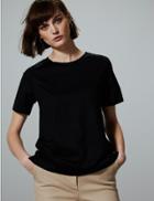 Marks & Spencer Pure Supima Cotton Round Neck T-shirt Black