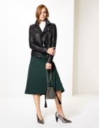 Marks & Spencer Midi Skirt Pine Green