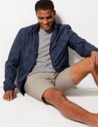 Marks & Spencer Bomber Jacket With Stormwear&trade; Navy Mix