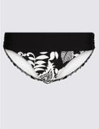 Marks & Spencer Paisley Print Swim Bottoms Black Mix