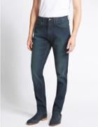 Marks & Spencer Tapered Fit Stretch Jeans With Stormwear&trade; Tint