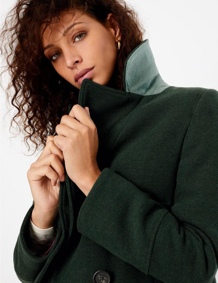 Marks & Spencer Double Breasted Peacoat Sherwood