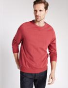Marks & Spencer Crew Neck Sweatshirt Red