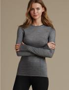 Marks & Spencer Long Sleeve Thermal Top Black Mix