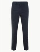 Marks & Spencer Regular Fit Cotton Chinos Navy