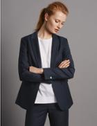 Marks & Spencer Panel Pocket Suit Jacket Navy