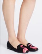 Marks & Spencer Flamingo Pumps With Insolia Flex&reg; Black Mix