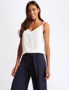 Marks & Spencer Double Strap V-neck Vest Top Ivory