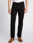 Marks & Spencer Regular Fit Stretch Staynew&trade; Jeans Black
