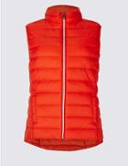 Marks & Spencer Down & Feather Gilet With Stormwear&trade; Orange