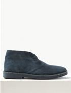 Marks & Spencer Suede Lace-up Desert Boots Tan