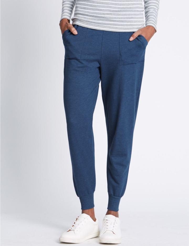 Marks & Spencer Basic Joggers Blue