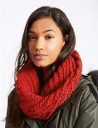 Marks & Spencer Textured Snood Scarf Red