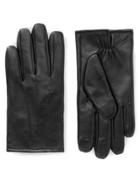 Marks & Spencer Leather Touchscreen Gloves With Thinsulate&trade; Black