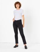 Marks & Spencer Authentic Relaxed Slim Leg Jeans Black Mix