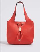 Marks & Spencer Faux Leather Toggle Shoulder Bag Rust