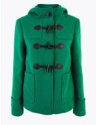 Marks & Spencer Short Duffle Coat Emerald