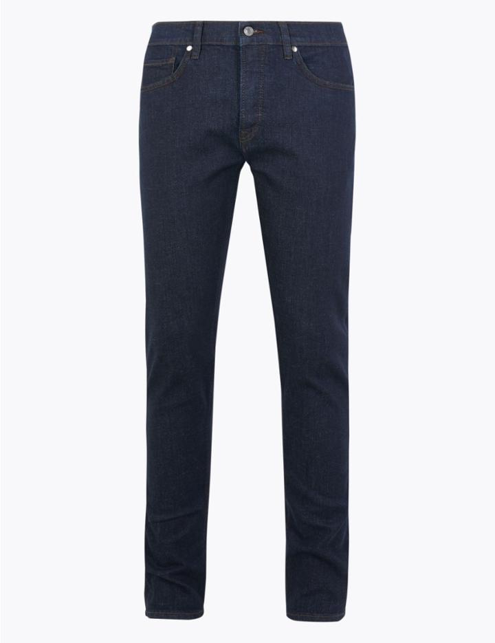 Marks & Spencer Skinny Fit Jeans With Stretch Indigo