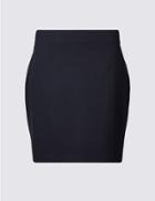 Marks & Spencer Jersey A-line Mini Skirt Navy