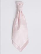 Marks & Spencer Jacquard Cravat & Pocket Square Set Pink