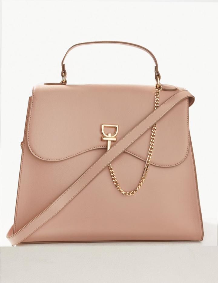 Marks & Spencer Lock Detail Tote Bag Blush