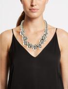 Marks & Spencer Ball Necklace Silver Mix