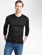 Marks & Spencer V-neck Jumper Black