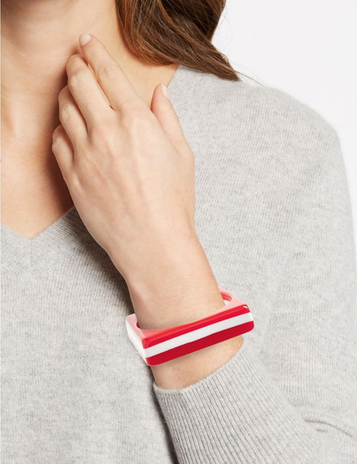 Marks & Spencer Square Bangle Bracelet Red