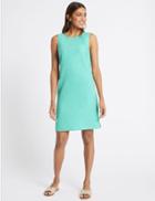 Marks & Spencer Linen Blend Tunic Dress Aqua