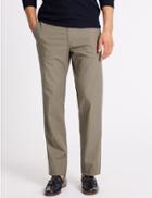 Marks & Spencer Tailored Fit Cotton Rich Chinos Stone