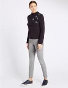 Marks & Spencer Mid Rise Skinny Jeans Light Grey