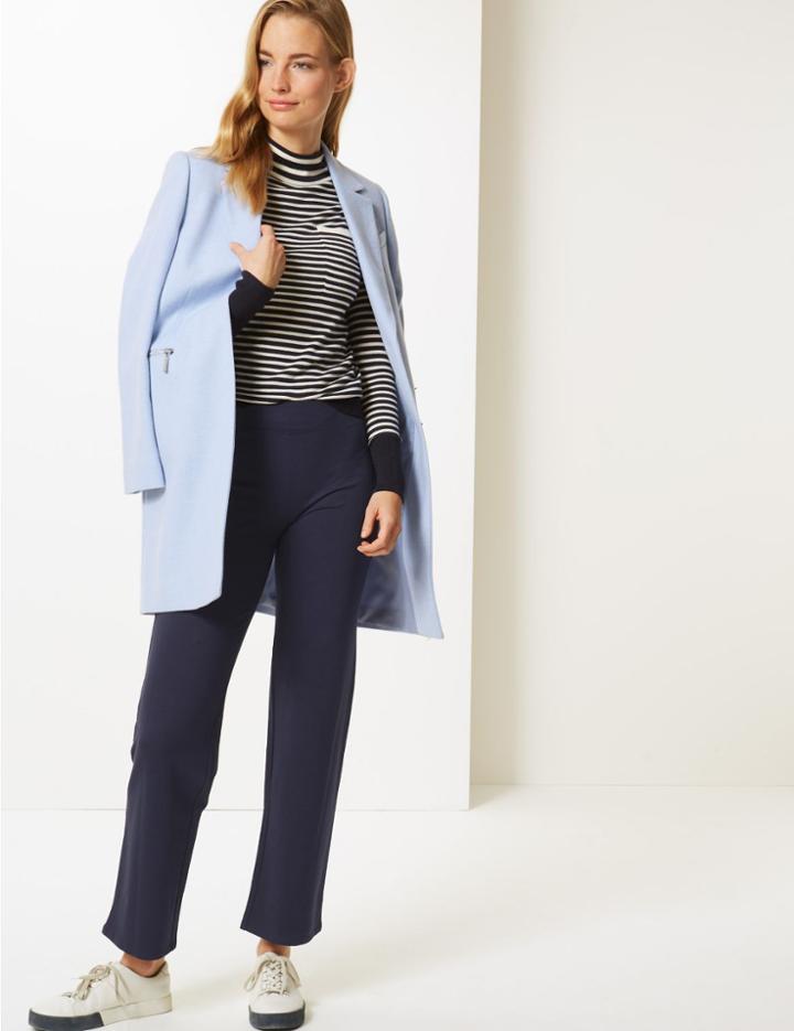Marks & Spencer Cotton Rich Straight Leg Joggers