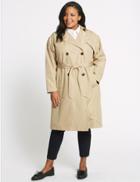Marks & Spencer Curve Belted Trench Coat Stone