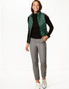 Marks & Spencer Lightweight Down & Feather Gilet With Stormwear&trade; Bottle Green