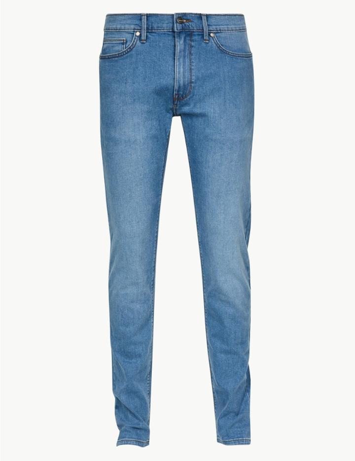 Marks & Spencer Skinny Fit Stretch Jeans Light Denim