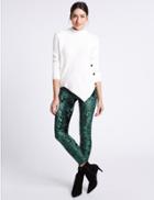 Marks & Spencer Velvet Leggings Dark Teal