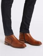 Marks & Spencer Leather Chukka Boots Tan