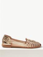 Marks & Spencer Woven Pumps Gold