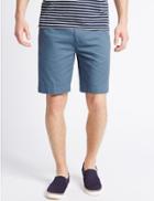 Marks & Spencer Pure Cotton Shorts Blue