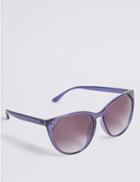 Marks & Spencer Refined Cat Eye Sunglasses Blue