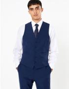 Marks & Spencer The Ultimate Skinny Fit Waistcoat Blue