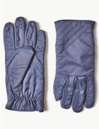 Marks & Spencer Quilted Gloves Navy