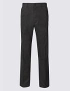 Marks & Spencer Super Lightweight Regular Fit Chinos Dark Charcoal