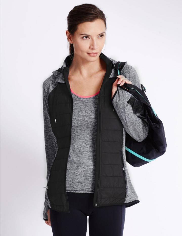 Marks & Spencer Padded Running Jacket Black/grey