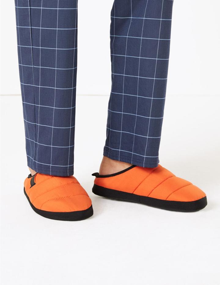Marks & Spencer Mule Slippers Burnt Orange