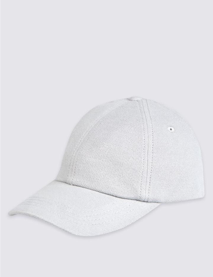 Marks & Spencer Peformance Baseball Cap Light Grey