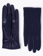 Marks & Spencer Wool Blend Gloves Navy