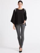 Marks & Spencer Cotton Rich Skinny Jeans Grey