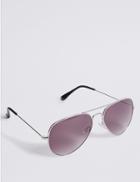 Marks & Spencer Aviator Sunglasses Grey Mix